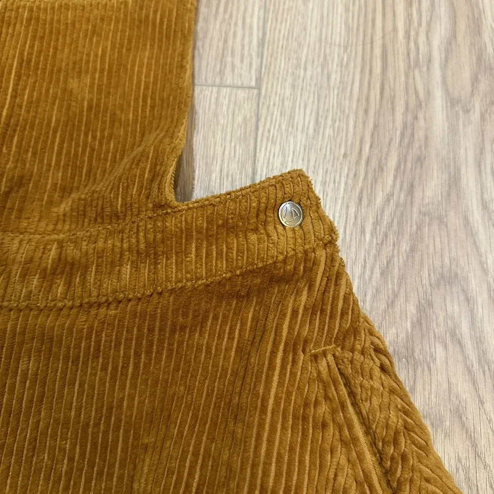 PETIT‎ BATEAU Lithuanian Velvet Dungaree Dress. French Corduroy Dress. Girls 12